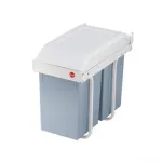 HAILO Multi-Box Duo L s&uuml;vistatav pr&uuml;gikast, 2x14L, valge