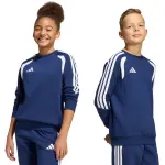 Laste pusa adidas Tiro 26 League Sweat Crew tumesinine KF5821 140cm