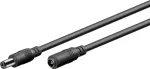 Wentronic Goobay DC pikenduskaabel 5 m must 76671