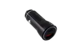 IWH kahe USB-C pesaga autolaadija 2.1A must 019053