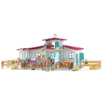 schleich HORSE CLUB J&auml;rve&auml;&auml;rne ratsakeskus, talu, hobusetall, hobused, 5 a, mitmev&auml;rviline, plastik