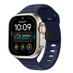 Tech-Protect Silicone Line Apple Watch 8 / 9 / 10 / 11 / 12 / SE / Ultra 44/45/46/49 mm rihm, Atlantic Blue