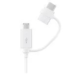 Samsung EP-DG930 USB-kaabel USB 2.0 1,5 m USB A USB C/Micro-USB B Valge