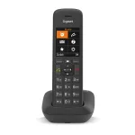 Gigaset C575 Analoog-/DECT-telefon k&otilde;ne tuvastusega Must