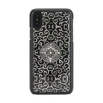 Nutitelefoni &uuml;mbris iKins iPhone XS / XS S Liana &mdash; Must kaitse&uuml;mbris
