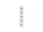 Pikendusjuhe Lanberg PS0-05F-0300-W 3m 5 vahelduvvoolu pistikupesa siseruumides valge