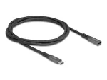 DeLOCK USB-pikenduskaabel USB USB-C isane emasele 10 Gbps 1 m hall metallist