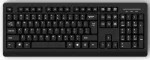 Klaviatuur MediaRange MROS109 Office USB QWERTZ saksa must
