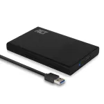 HDD/SSD-korpus ACT 2,5-tolline SATA k&otilde;vakettakorpus kruvivaba USB 3.2 Gen1