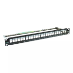 T&uuml;hi patch-paneel InLine 76824B 19 tolli Cat.6A 24 porti 1U must