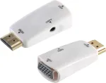 Kaabli soovahetaja S/CONN 10-01001 HDMI Type A VGA D-Sub 3.5mm valge