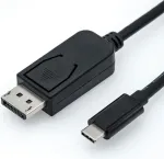 Roline - V&auml;line videoadapter - USB-C 3.1 - DisplayPort - Must