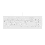 Contour Design Active Key Contour ClassicClean meditsiiniline klaviatuur eemaldatava kattega t&auml;issuuruses juhtmega valge C8100