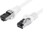 LANBERG Patchcord S/FTP Cat.8.1 1 m LSZH CU, fluke passed, valge