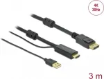 HDMI-DisplayPort-kaabel DeLOCK 85965 4K 30Hz 3m