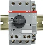 ABB mootorikaitse l&uuml;liti reguleeritav 690 V/AC 2,5 A MS 116-2,5 1 tk (1SAM 250 000 R1007)