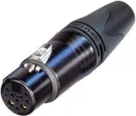 Neutrik NC10FXX-14-B juhtmepistik XLR must (NC10FXX-14-B)