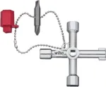 Switch cabinet key Wiha Model 24667 &mdash; universal switchgear key for electrical cabinets