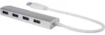 Renkforce 1234385 4-pordiline USB 3.0 jaotur, alumiiniumkorpus