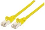 Intellinet v&otilde;rguparanduskaabel, Cat6, 0,5 m, kollane, vask, S/FTP, LSOH / LSZH, PVC, RJ45, kullatud kontaktid, takerdumisvastane, kaablikaitsega, eluaegne garantii