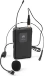 Omnitronic PORTY-8A 863.1 MHz juhtmeta kehapakett-saatja peakomplekti mikrofoniga