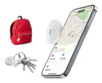 Cellularline Tracy - iOS-ile loodud esemete otsija, &uuml;hildub Androidiga, ideaalne v&otilde;tmete, seljakottide ja isiklike esemete leidmiseks Apple'i Find My rakenduse kaudu. Kompaktne, t&auml;pne ja lihtne seadistada.