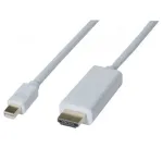Hypertec 128418-HY videokaabli adapter 2 m Mini DisplayPort HDMI Valge