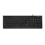 ACT &auml;riklaviatuur USB (Qwerty/US-paigutus), t&auml;issuuruses (100%), juhtmega, USB, membraan, QWERTY, must