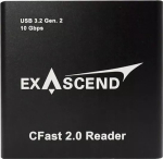CFast 2.0 kaardilugeja Exascend EXCRCFT1 &mdash; CFast 2.0 liides, USB-&uuml;henduvus