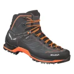 SALEWA meeste MTN Trainer Mid GTX matkasaapad - Asphalt/Fluo Orange - UK 8.5 (EU 42.5)
