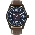 TIMBERLAND meeste k&auml;ekell TBL16004JYU03 43mm sinine sihverplaat pruun nahkrihm