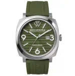 WatchPeople Naiste 700998 45mm analoogkvarts-kell must sihverplaat PU-nahast rihm