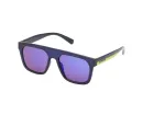 GUESS Meeste P&auml;ikeseprillid GO00068-5584C Ristk&uuml;likukujuline Tume Havana Raam Pruuni Gradientklaasiga 55/18/145 mm