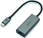 ACCURA USB-C to RJ45 Gigabit Ethernet Adapter, Space Gray