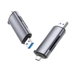 Ugreen CM185 50706 kaardilugeja, USB-A 3.0 / USB-C, SD/microSD