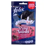 FELIX Play Tubes kalkuni ja singiga kuivtoit kassidele, 50 g