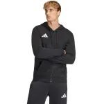 adidas Entrada 26 t&auml;ispika t&otilde;mblukuga meeste dressipluus, must, L