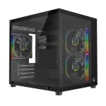 Rampage LUMID arvutikorpus M-ATX 3x ventilaator ARGB must