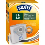 Melitta Swirl KA 3.0 (KA 3) tolmuimeja kotid Karcher/Shop-Vac m&auml;rg- ja kuivtolmuimejatele, 3 tk