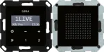 Gira 228005 s&uuml;vispaigaldatav RDS-raadio, musta klaasi v&auml;limus