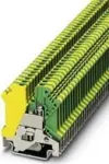 PHOENIX CONTACT USLKG 3 PE klemmliist, roheline-kollane, kruvikeermeline, 2,5 mm&sup2;, DIN-liinile kinnitatav 441083