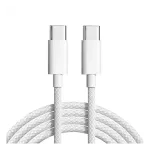 Cyoo Cotton USB-C - USB-A kaabel 1m - punutud, 3A laadimine ja andmes&uuml;nkroonimine (CY123446)
