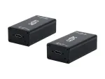 EXSYS EX-1502HMVS t&ouml;&ouml;stuslik 1-pordiline USB-C 3.2 Gen 1 USB-A adapter 15KV ESD kaitsega, DIN-liinile kinnitamine, 9-48V DC