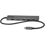 StarTech.com USB-C mitme pordiga adapterijaotur, USB-C -> 4K 60Hz HDMI, gigabitine Ethernet ja 100W s&uuml;learvuti laadimine Macbook Pro / Air ja Windows jaoks
