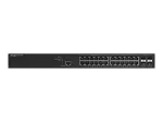 Hallatav LANCOM GS-3628XP kommutaator, 24&times; 2.5G RJ-45 porti, PoE, L2/L3, 1U raamile paigaldatav