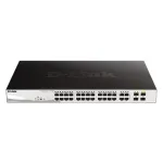 D-Link DGS-1210-28MP/E v&otilde;rgul&uuml;liti Hallatav L2 Gigabit Ethernet (10/100/1000) Power over Ethernet (PoE) 1U Must, Hall