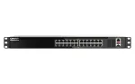 QNAP QSW-M3224-24T v&otilde;rgukommutaator hallatav L3 10G Ethernet (100/1000/10000) 1U must, h&otilde;bedane