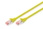 DIGITUS patch-kaabel - CAT6 - S/FTP - haakevaba - Cu - 10 m - kollane