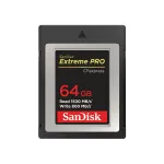WESTERN DIGITAL SanDisk CF Express Extreme Pro 64 GB, 1500 MB/s lugemine, 800 MB/s kirjutamine
