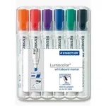 Marker Staedtler 351 B WP6 6 tk Must Sinine Roheline Oranž Punane Violetne